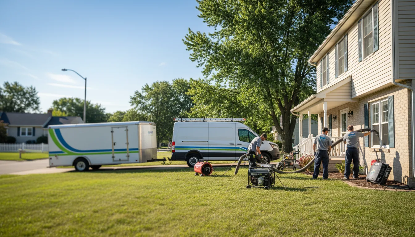 Flooded Basement Restoration And Cleanup With Repair in Racine, OH near me